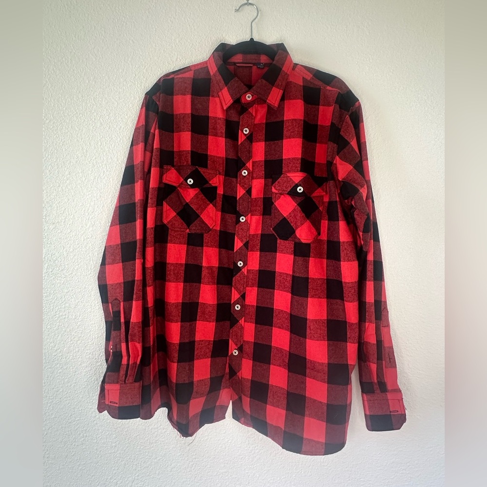 Flannel Red & Black Lumberjack